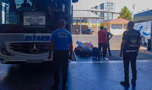 Diyarbakır'da Zabıtadan otogarda kapsamlı denetim