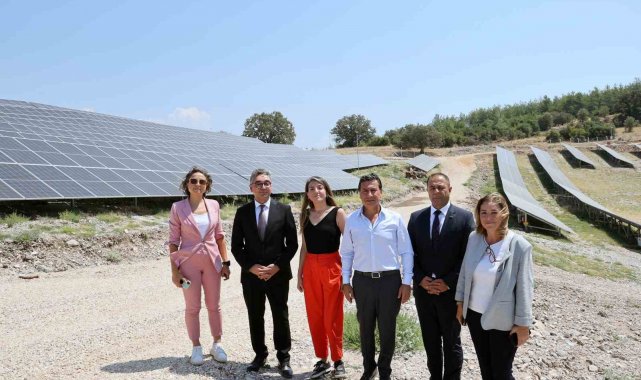 Ege Bölgesi'ndeki kurumlar arasında en büyük 3'üncü GES santrali Muğla'da açıldı