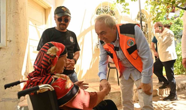 Engelli anne için sokak asfaltlandı