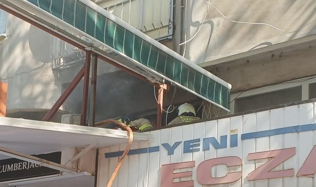 Erdek'te Takunyacılar Çarşısı'nda yangın