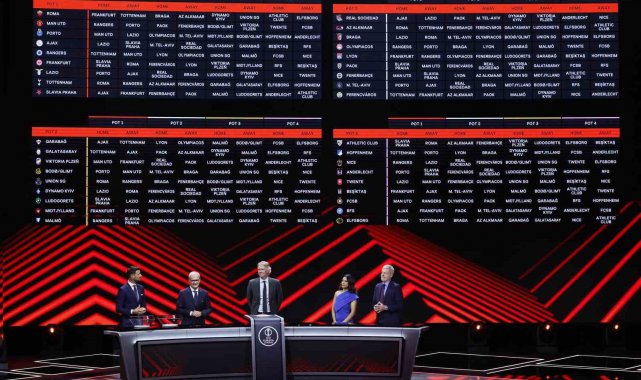 Fenerbahçe, Galatasaray ve Beşiktaş'ın rakipleri belli oldu