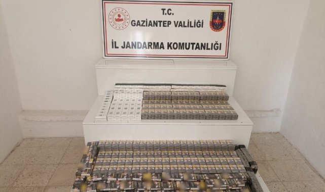 Gaziantep'te 10 bin paket gümrük kaçağı sigara ele geçirildi