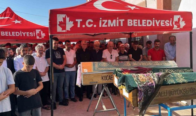 Gölde boğulan babaanne ve 2 torunu son yolculuğuna uğurlandı