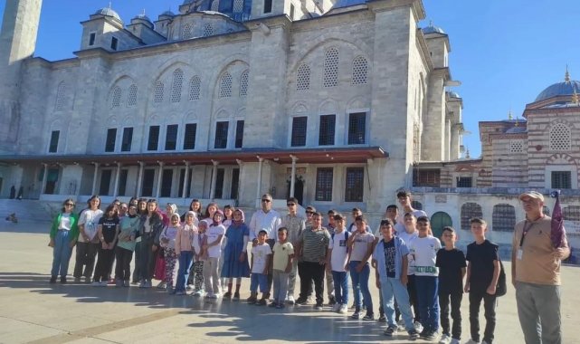 Karapınar'da Kur'an Kursu öğrencilere İstanbul gezi hediyesi