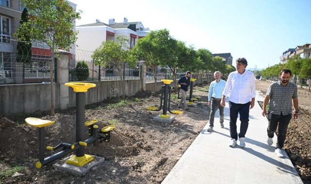 Kartepe'de çevre düzenlemesi çalışmaları hızla sürüyor