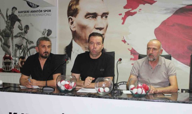 Kayseri Süper Amatör Küme'de fikstür heyecanı
