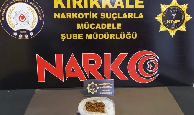 Kırıkkale'de uyuşturucu operasyonunda bir hükümlü yakalandı