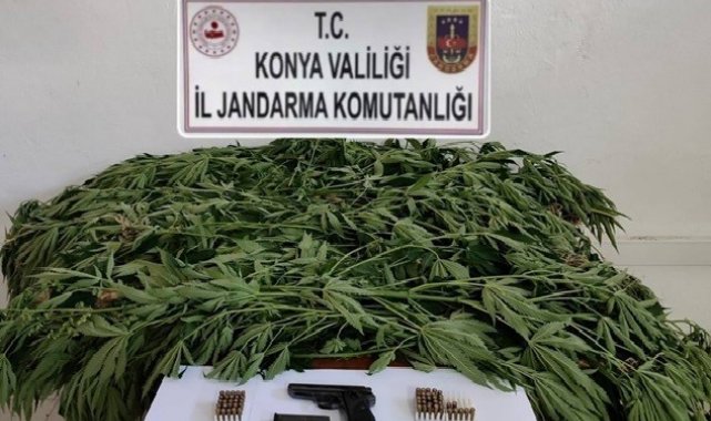 Konya'da jandarmadan uyuşturucu operasyonu: 3 gözaltı