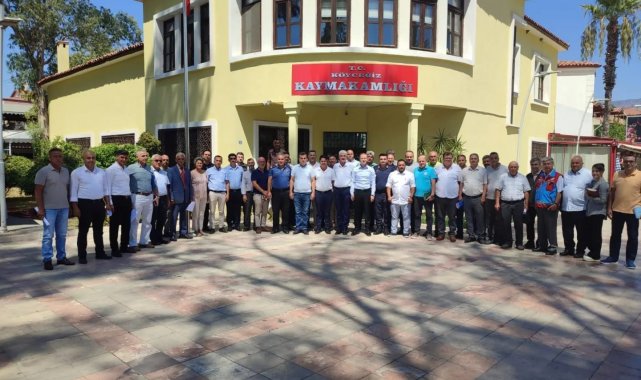 Köyceğiz Kaymakamı Maslak muhtarlar ile bir araya geldi