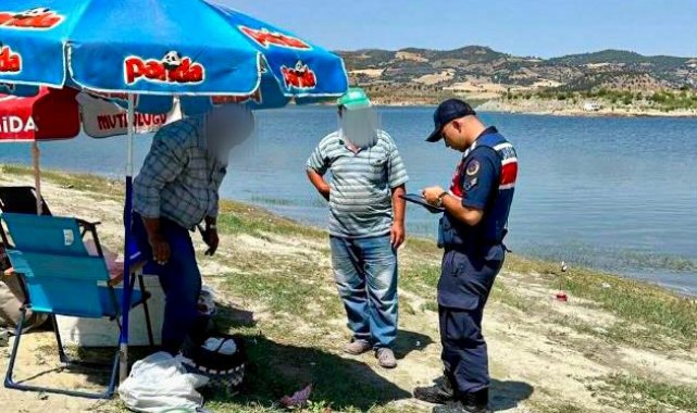 Manisa'da kaçak balıkçılara ceza
