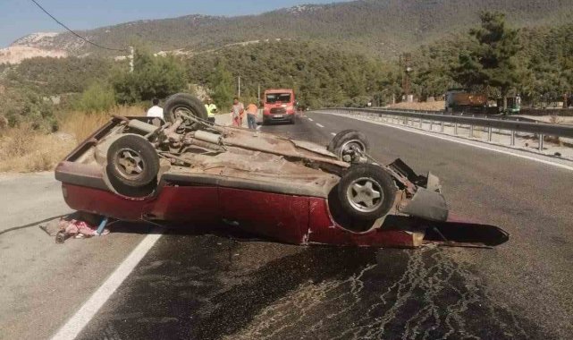 Milas-Yatağan Karayolu'nda trafik kazası: 1 kişi ağır yaralandı