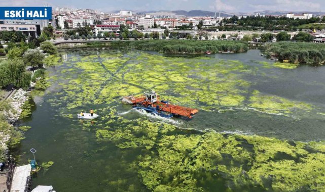 Mogan Gölü'nde başlatılan kapsamlı temizlik çalışmaları büyük oranda tamamlandı