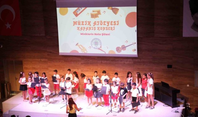 Müzik Atölyesi miniklerin kapanış konseriyle sona erdi