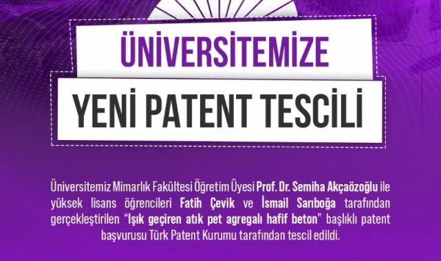 Niğde Ömer Halisdemir Üniversitesi'nin başvuruları tescillenmeye devam ediyor