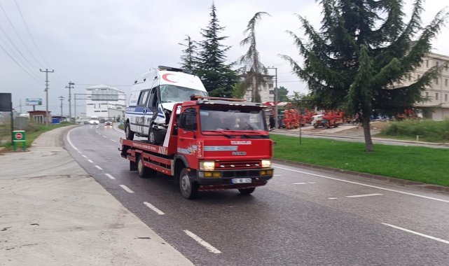 Ordu'da ambulans kazası: 4 yaralı