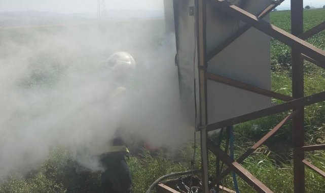 Reyhanlı'da trafo yangını