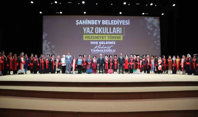 Şahinbey'de yaz okulu mezuniyet töreni düzenlendi