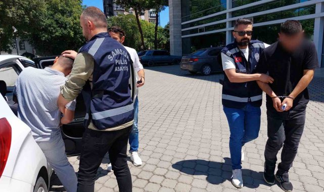 Samsun'da 2 kişiyi silahla yaralayan şahıslar tutuklandı