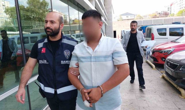 Samsun'da bir kişinin cop ile darp edilmesiyle ilgi yakalanan şahıs tutuklandı