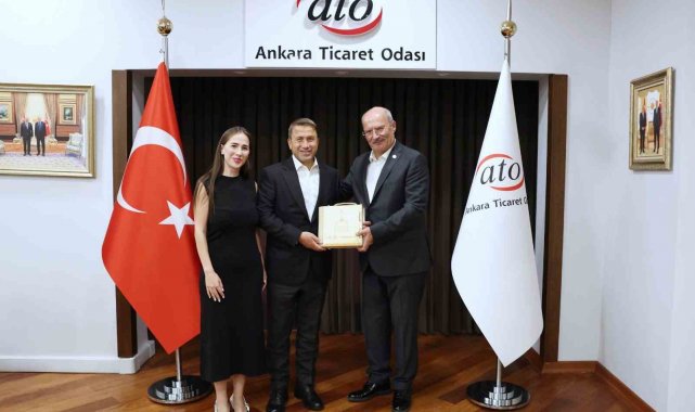 Siirt TSO Başkanı Kuzu, ATO Başkanı Baran ile görüştü