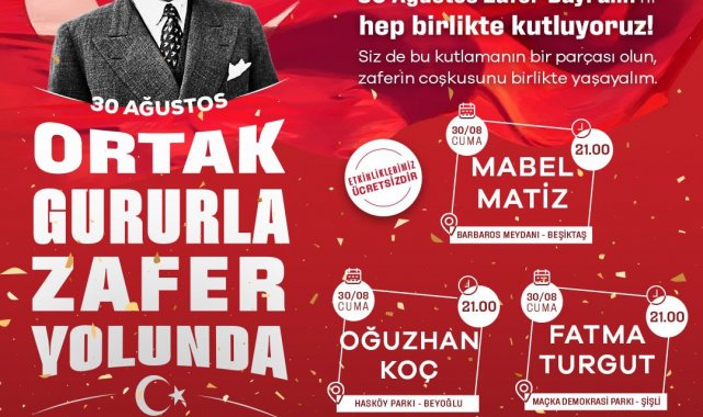 Şişli'de '30 Ağustos Zafer Bayramı' coşkuyla kutlanacak