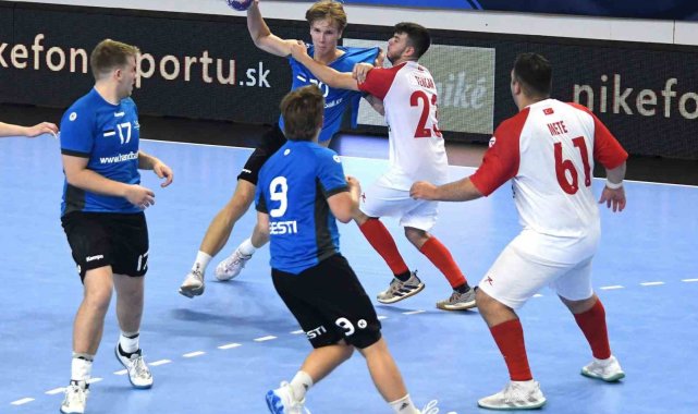 U18 Erkek Hentbol Milli Takımı, Estonya'yı yendi