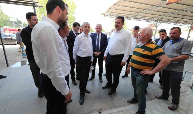 Vali Doruk: "Problemleri yerinde inceliyoruz"