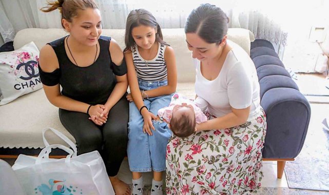 Yeni doğan bebekleri olan ihtiyaç sahibi ailelere destek paketi