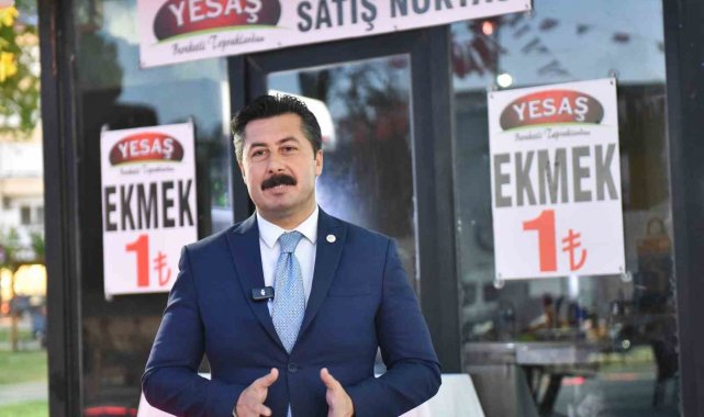 Yenişehir'de ekmek 1 TL'den satılmaya başlandı