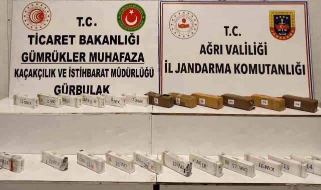 Ağrı'da 12 kilo 616 gram esrar ele geçirildi