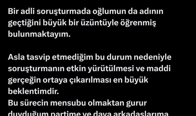 AK Parti Adana Milletvekili Zenbilci partisinden istifa etti