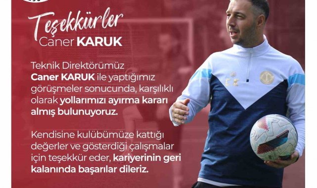 Anadolu Üniversitesi Futbol Kulübü Teknik Direktörü ile yollarını ayırdı