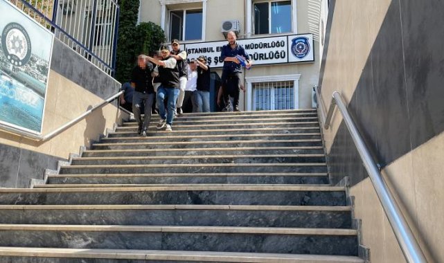 Arnavutköy'de iş yeri sahibinden 12 milyon lira haraç isteyen şüpheliler yakayı ele verdi