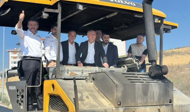Belenköy yolu yıllar sonra asfalta kavuştu