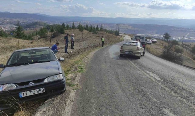 Bilecik'te meydana gelen trafik kazasında 2 kişi yaralandı