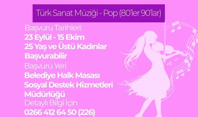 Burhaniye Belediyesi Kadın Korosu kuruyor