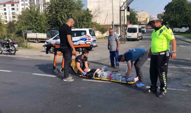 Çorlu'da trafik kazası: 1 yaralı