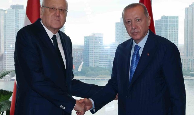 Cumhurbaşkanı Erdoğan, Lübnan Başbakanı Mikati'yi kabul etti