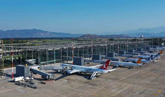 Dalaman Havalimanı 8 ayda 4 milyon yolcuya hizmet verdi