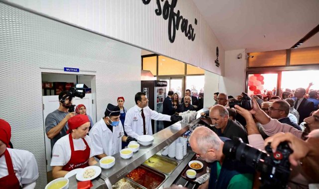 Denizli'de halkın sofrası törenle hizmete açıldı