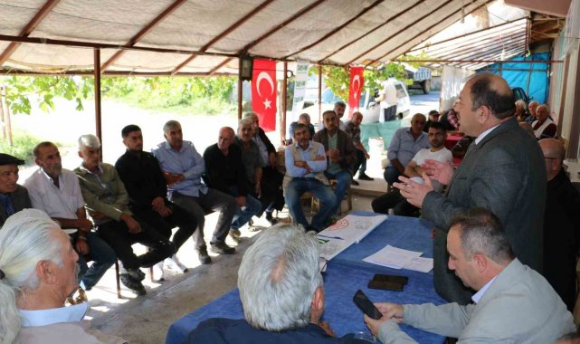 Dutluca'da çiftçi toplantısı düzenlendi