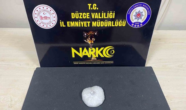 Düzce'de uyuşturucu taciri tutuklandı