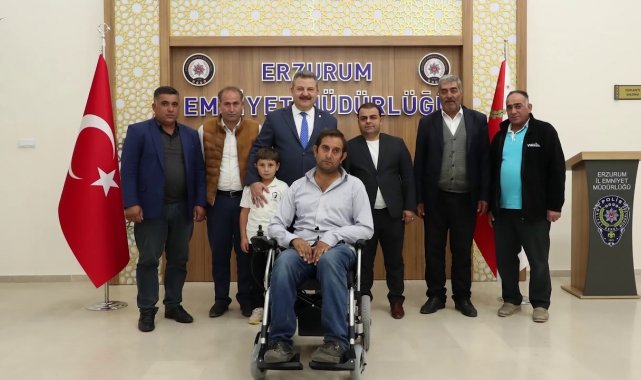 Erzurum polisinden şefkat eli