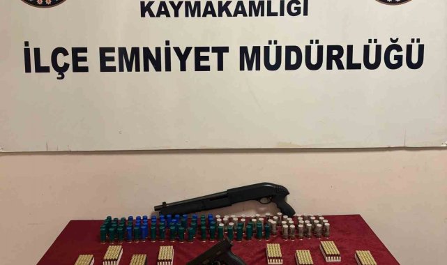Gaziantep'te 2 adet ruhsatsız silah ele geçirildi
