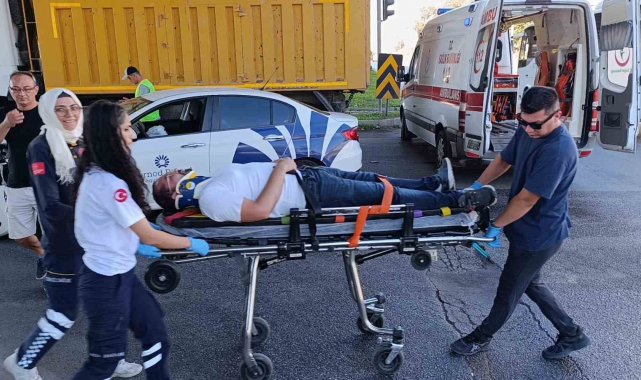 Görgü tanığının trafik polisine anlattığı kaza, güvenlik kamera görüntüsüyle birebir örtüştü