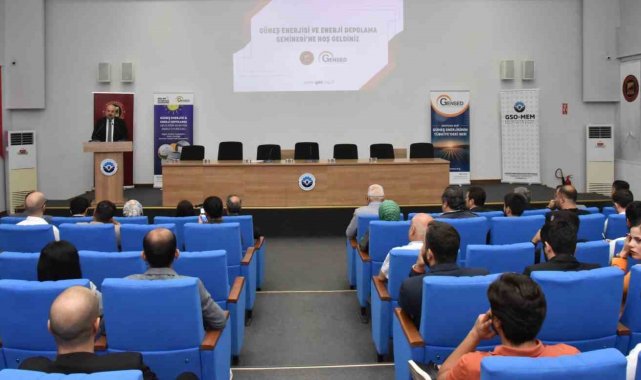 GSOMEM'de güneş enerjisi ve enerji depolama semineri gerçekleştirildi