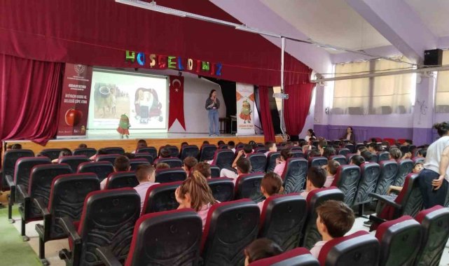 İlkokul öğrencilerine "Okullarda Gıda Güvenliği, Gıda Kayıpları ve İsrafı" konulu eğitim verildi