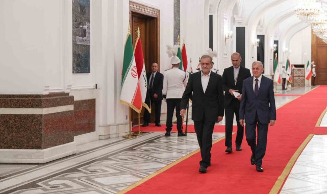 İran Cumhurbaşkanı Pezeşkiyan, ilk yurtdışı ziyareti için Irak'ta