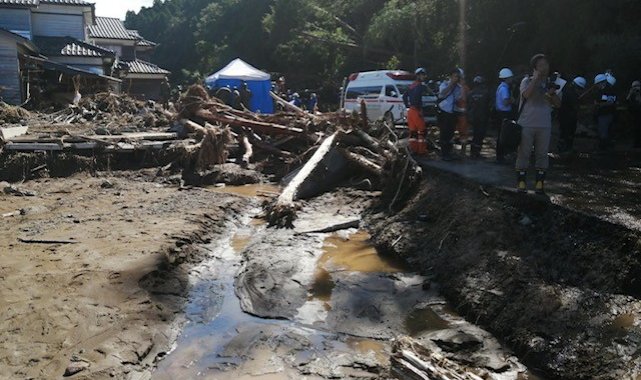 Japonya'daki sel ve toprak kaymalarında ölü sayısı 11'e yükseldi