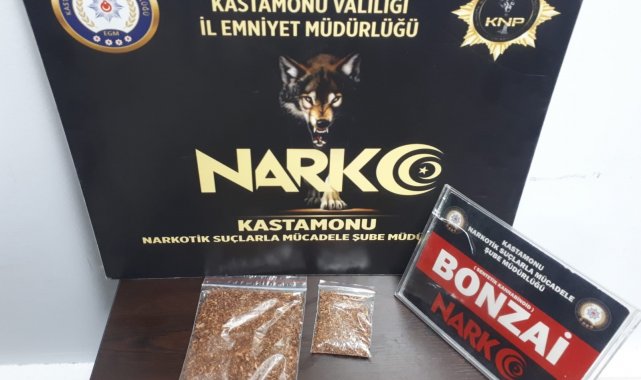 Kastamonu'da uyuşturucuyla yakalanan şahıs tutuklandı